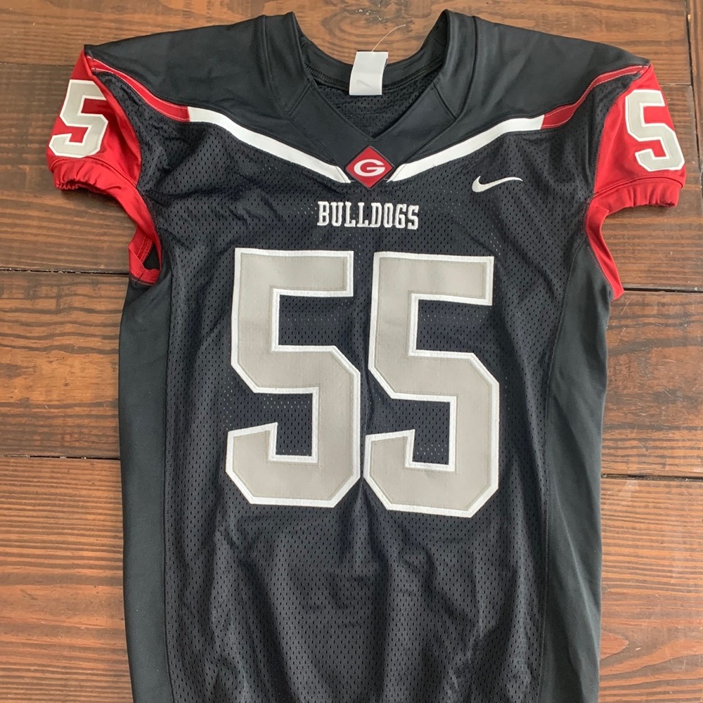 UGA Georgia Bulldogs salesman sample large football jersey player cut